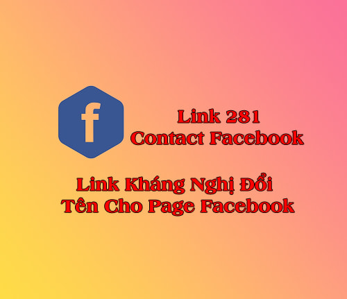 Cách kháng nghị đổi tên trang Facebook - Link 281