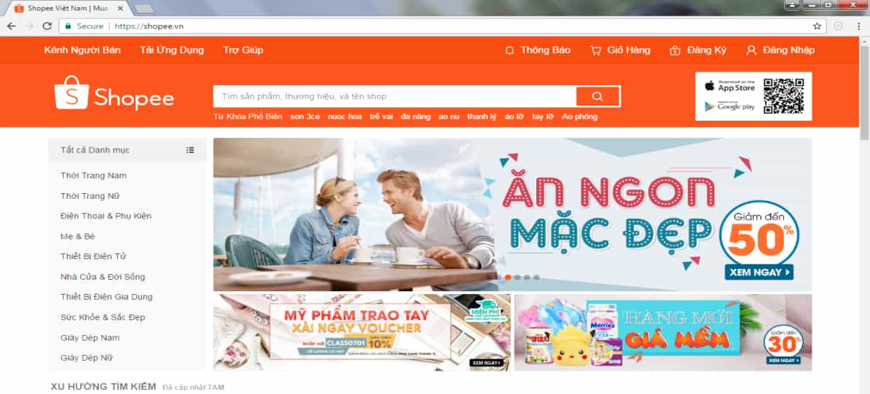 Giao Diện Shoppe
