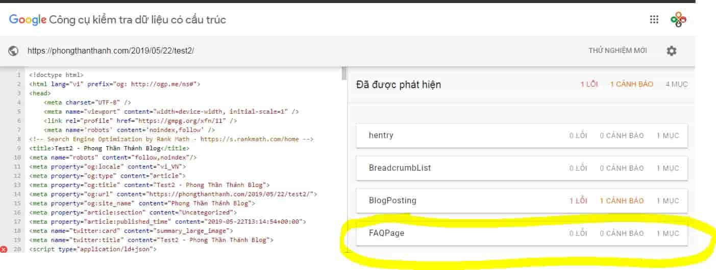 Kết Quả Cài Đặt Bằng Code