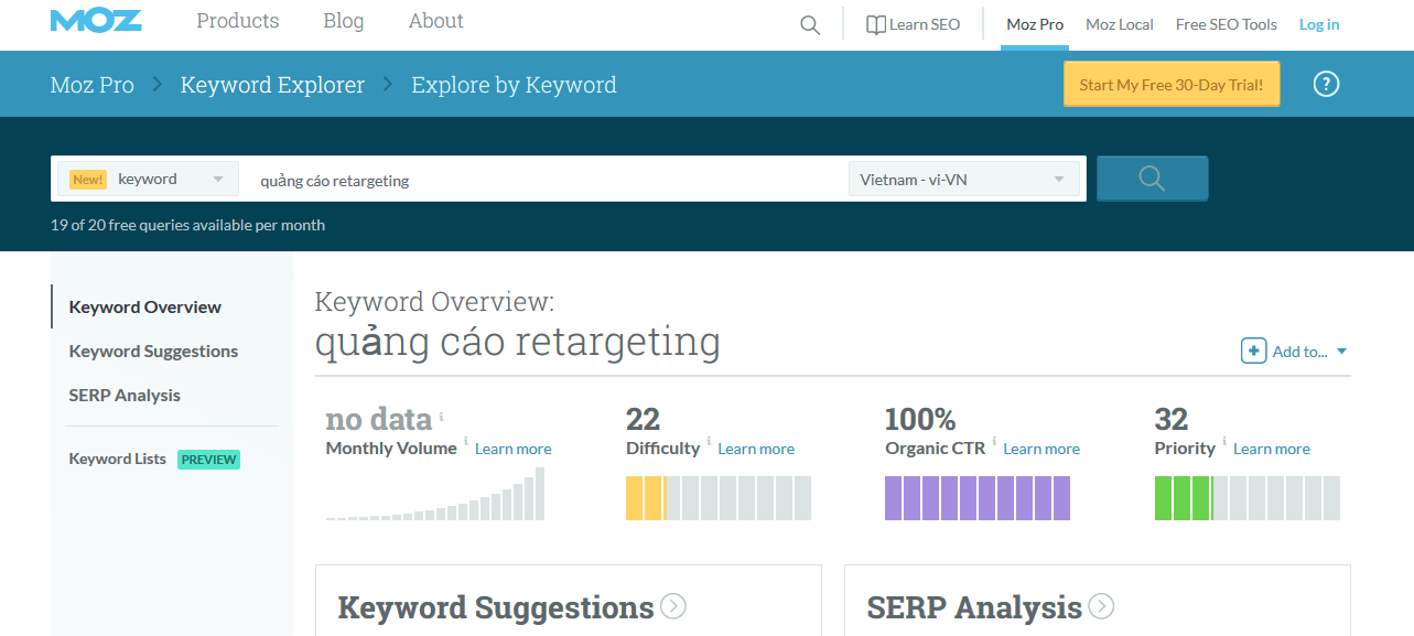 moz keyword Explorer