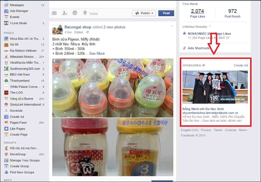 Quảng cáo facebook hiệu quả hải phòng